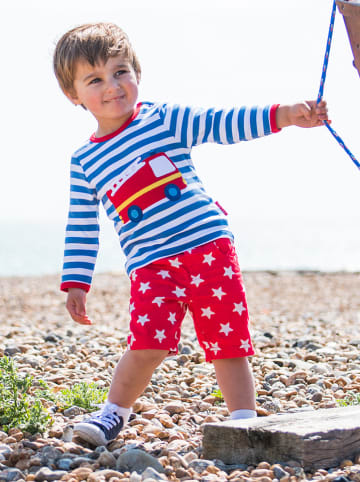 Toby Tiger Longsleeve in Blau/ Weiß