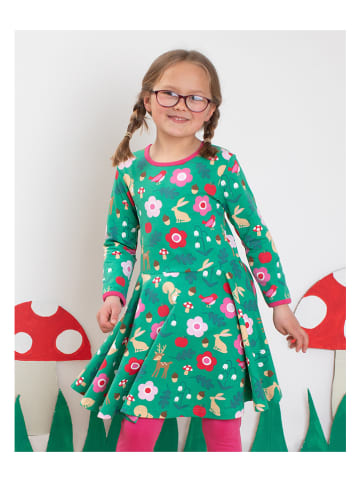 Toby Tiger Kleid in Grün/ Bunt