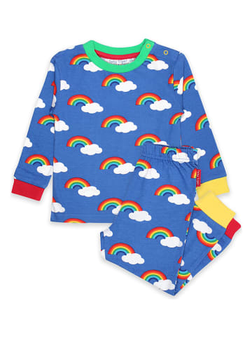 Toby Tiger Pyjama in Blau/ Bunt