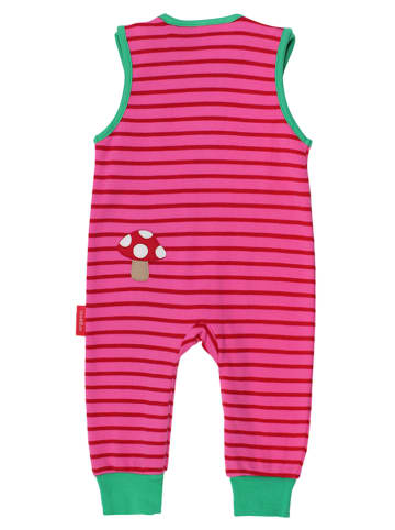 Toby Tiger Overall in Pink