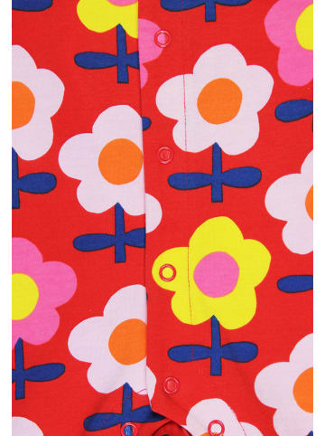 Toby Tiger Strampler in Rot/ Bunt