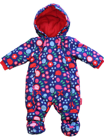 Toby Tiger Schneeoverall in Dunkelblau/ Bunt