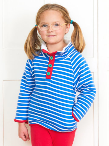 Toby Tiger Fleecepullover in Blau