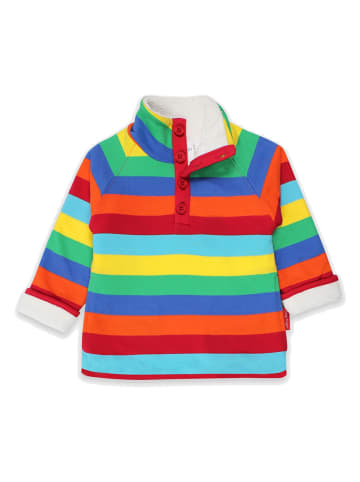 Toby Tiger Fleecepullover in Bunt