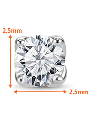 Revoni Weißgold-Ohrstecker mit Diamanten