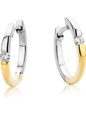 Revoni Weißgold-/ Gold-Creolen mit Diamanten