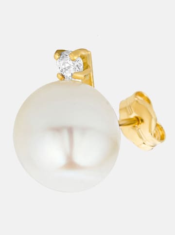 Revoni Gold-Ohrstecker mit Perlen und Edelsteinen