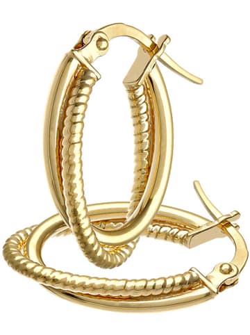 Revoni Złote kolczyki-kreole