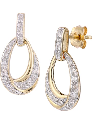 Revoni Gold-Ohrstecker mit Diamanten