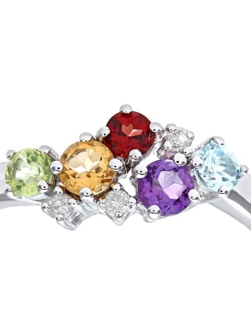 Rinani Weißgold-Ring mit Diamanten