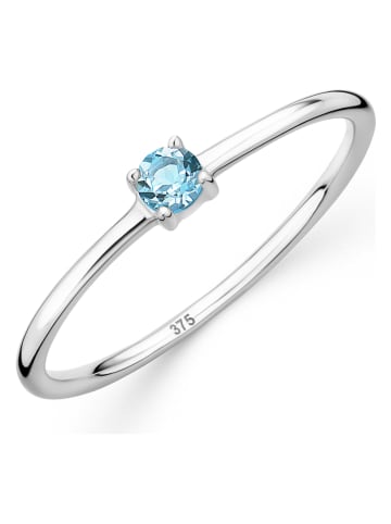 Diamant Exquis Witgouden ring met edelsteen