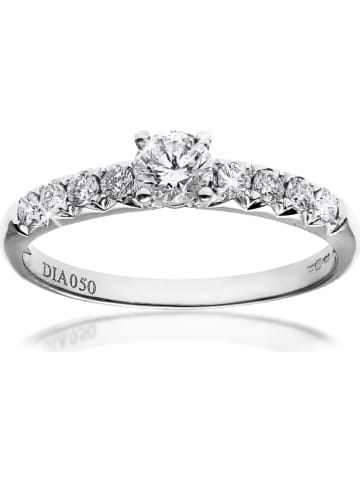 Revoni Weißgold-Ring mit Diamanten