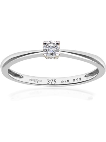 Revoni Witgouden ring met diamant