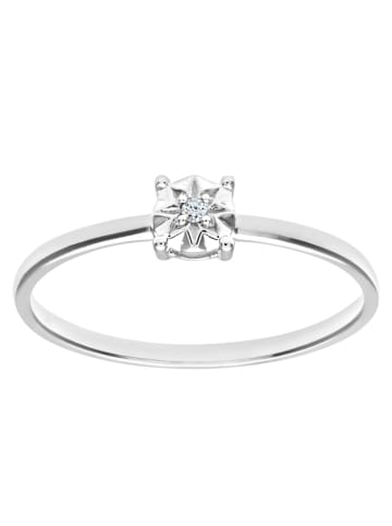 Revoni Witgouden ring met diamant