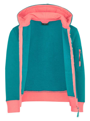Trollkids Bluza "Sortland" w kolorze turkusowym
