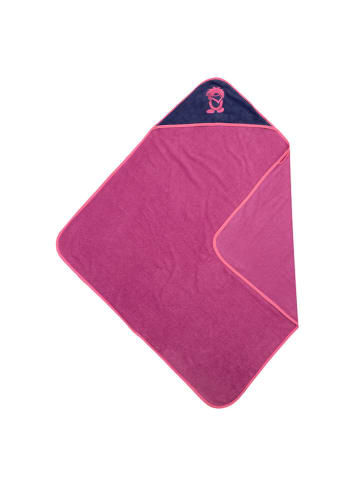 Trollkids Badhanddoek met capuchon "Sandefjord" paars/donkerblauw