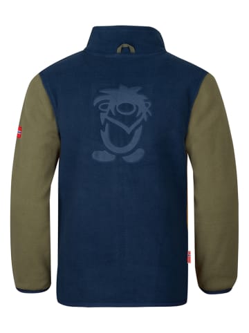 Trollkids Fleece vest "Oppdal XT" geel/donkerblauw