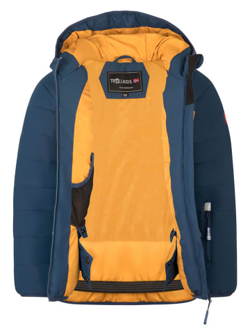 Trollkids Ski-/snowboardjas "Hafjell" donkerblauw/turquoise