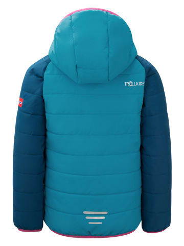 Trollkids Ski-/ Snowboardjacke "Hafjell" in Türkis
