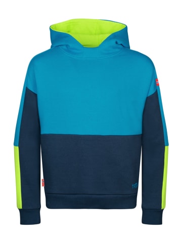 Trollkids Hoodie "Rondane" blauw