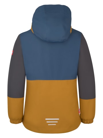 Trollkids 3-in-1 functionele jas "Kjerak" blauw/lichtbruin