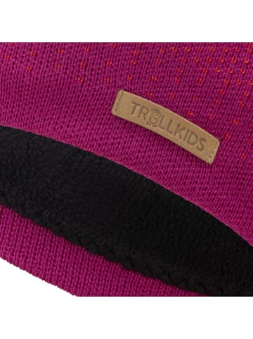 Trollkids Beanie "Merino" beskleurig/oranje