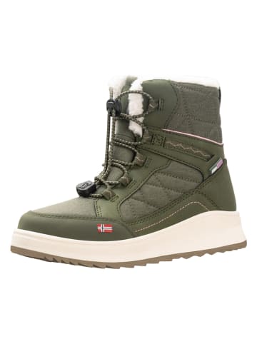 Trollkids Botki zimowe "Arendal" w kolorze khaki