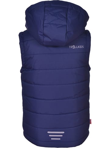 Trollkids Funktionsweste "Narvik" in Dunkelblau/ Grün