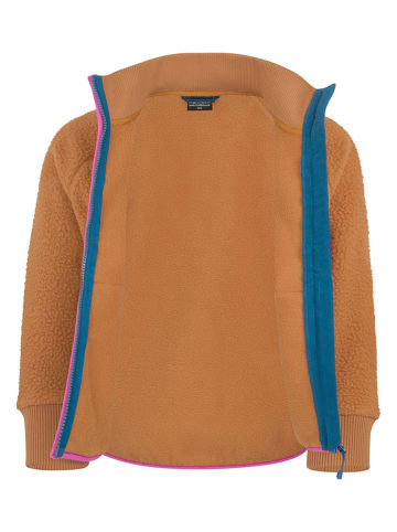Trollkids Fleece vest "Vega" lichtbruin