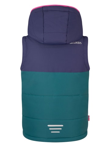 Trollkids Functionele bodywarmer "Narvik XT" petrol/paars