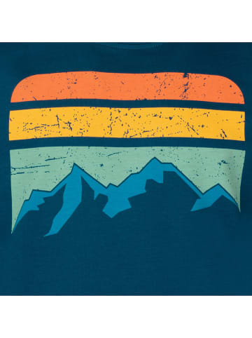 Trollkids Shirt "Falketind T" in Dunkelblau