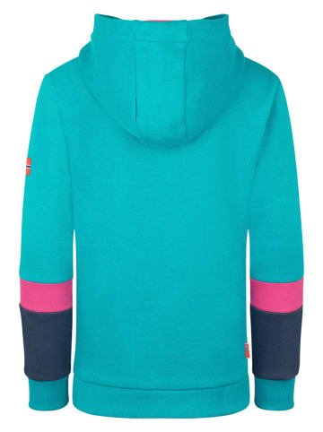 Trollkids Hoddie "Troll"  in Türkis