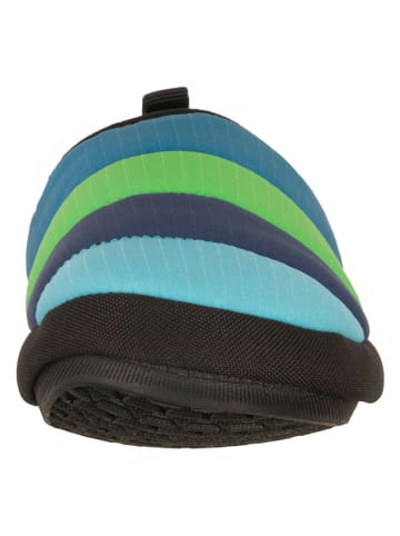 Trollkids Pantoffels "Hut Mule XT" blauw/groen