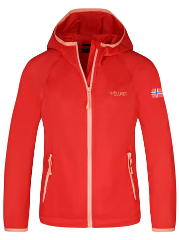 Trollkids Windbreaker "Fjell" in Rot