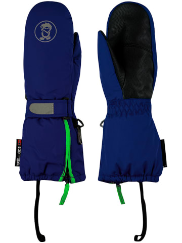 Trollkids Funktions-Fäustlinge "Mitten XT" in Dunkelblau/ Grün