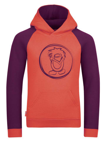 Trollkids Hoodie "Stavanger" oranje