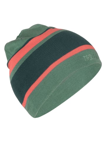 Trollkids Czapka beanie "Nordland" w kolorze zielonym