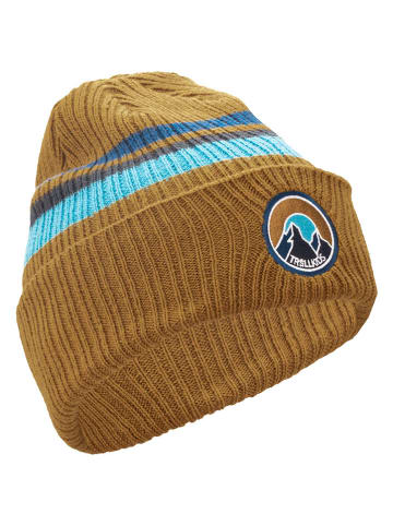 Trollkids Beanie "Spitsbergen" in Hellbraun