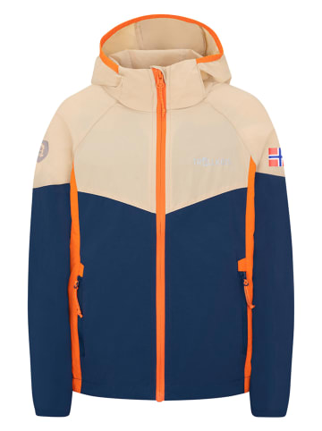 Trollkids Windbreaker "Sira" in Dunkelblau/ Beige