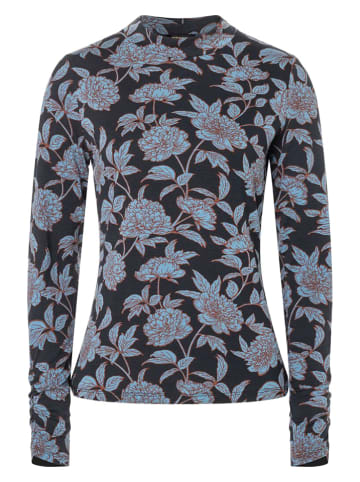 More & More Longsleeve in Schwarz/ Blau