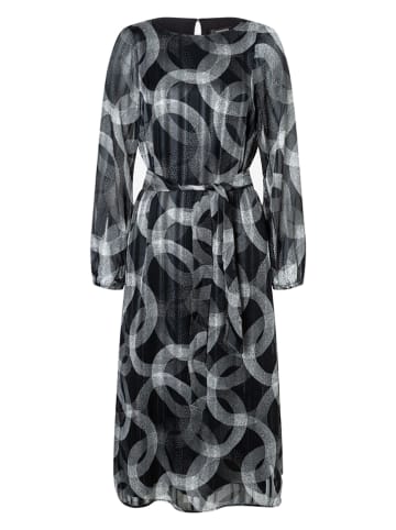 More & More Kleid in Grau/ Schwarz