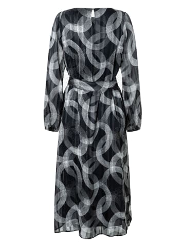 More & More Kleid in Grau/ Schwarz