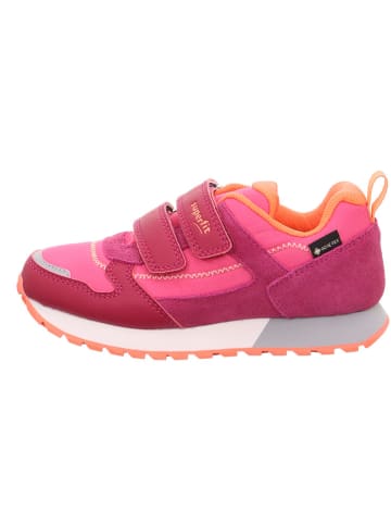 superfit Leder-Sneakers "Dash" in Pink/ Orange/ Rot