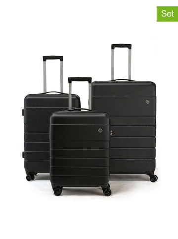 CXL by Christian Lacroix 3-delige hardcase-trolleyset zwart