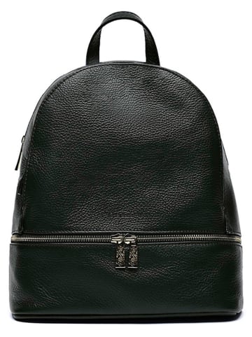 CXL by Christian Lacroix Leder-Rucksack "Montorgueil" in Schwarz - (B)27 x (H)29 x (T)12 cm