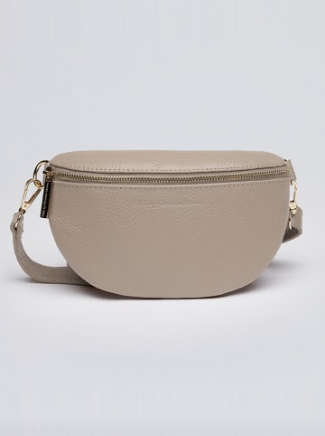 CXL by Christian Lacroix Leder-Brustbeutel "Madeleine" in Beige - (B)23 x (H)13 x (T)6 cm