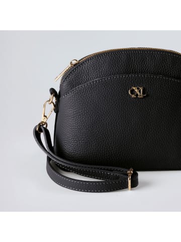 CXL by Christian Lacroix Skórzana torebka w kolorze czarnym - 23 x 17 x 7 cm