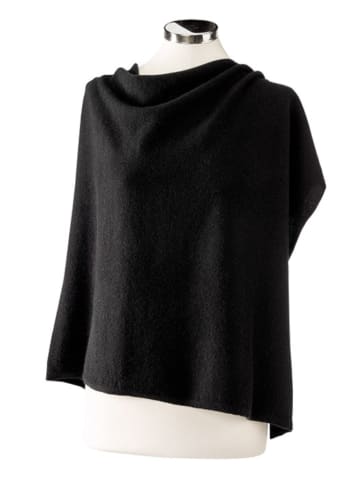 CXL by Christian Lacroix Kaschmir-Poncho in Schwarz