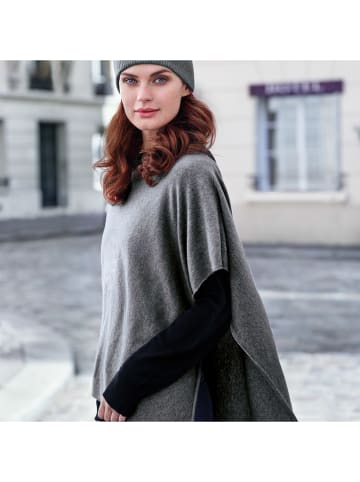 CXL by Christian Lacroix Kaschmir-Poncho in Dunkelgrau