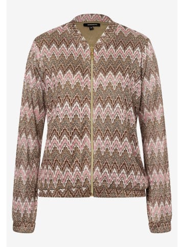 More & More Blouson in Braun/ Rosa